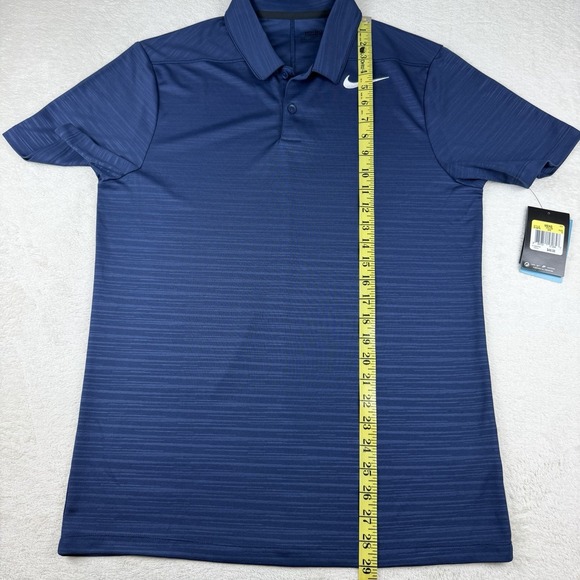 Nike Golf Dri-Fit Tour Texture Mens Polo Short Sleeve Shirt 915876-410-NWT Sm - Picture 14 of 16